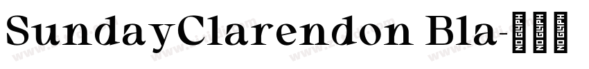 SundayClarendon Bla字体转换